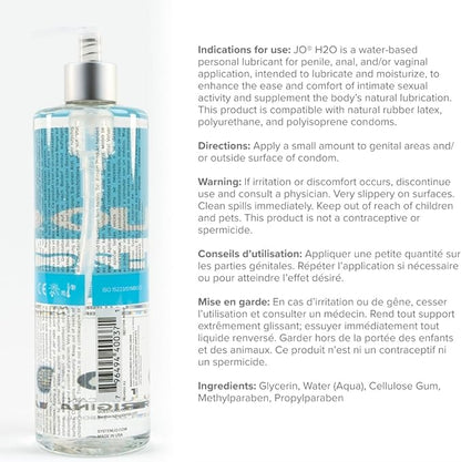 JO H2O Personal Lube 480ml  - Club X