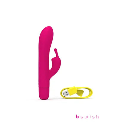 Bwild Classic Bunny Infinite Sunset Pink 15.2 cm USB Rechargeable Rabbit Vibrator  - Club X
