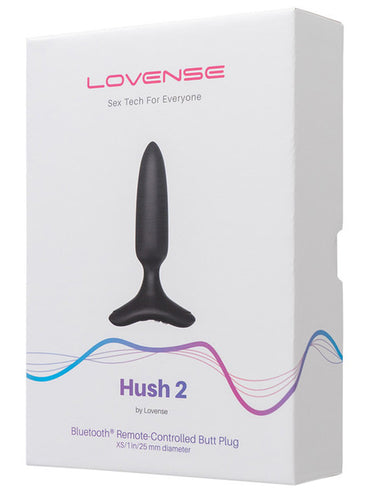 Hush 2 (1) By Lovense Butt Plug  - Club X