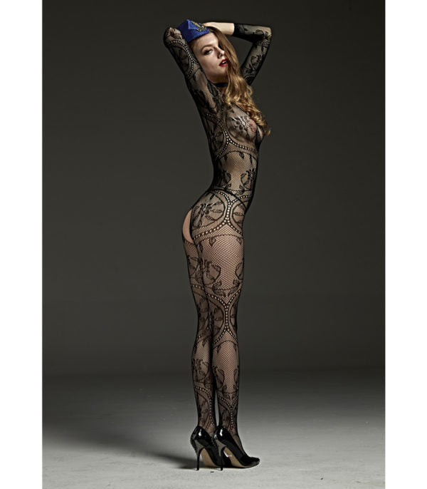 LIN606A Long Sleeve Bodysuit  - Club X