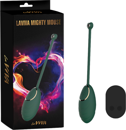 Laviva Mighty Mouse Remote Controlled Vibrating Egg - Teal  - Club X
