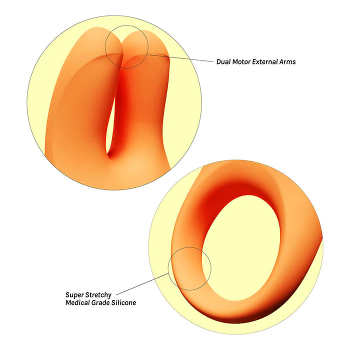 Vush Orb Pleasure Ring  - Club X
