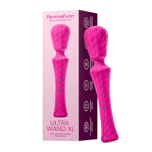 Femme Fun Ultra Wand Xl Wand Vibrator Pink - Club X