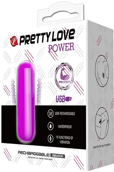 Rechargeable Power Bullet - Purple Purple - Club X
