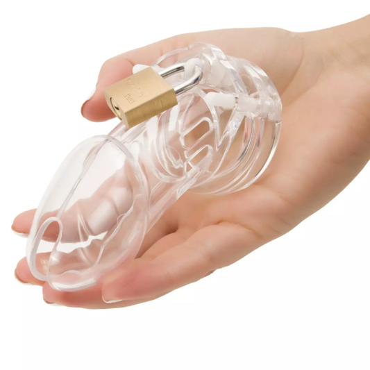 Cb 6000 Clear Male Chastity Cock Cage Kit  - Club X
