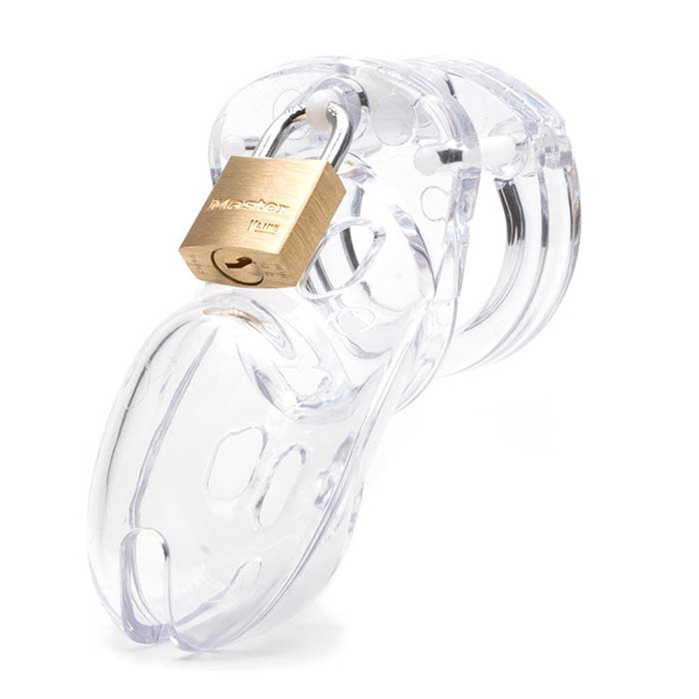 CB-3000 Chastity Cock Cage Kit - Clear - Clear 3 Inch Cock Cage Kit CB-X