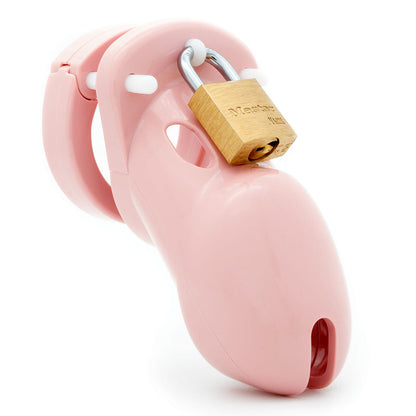 CB-3000 Chastity Cock Cage Kit - Pink - Pink 3 Inch Cock Cage Kit CB-X