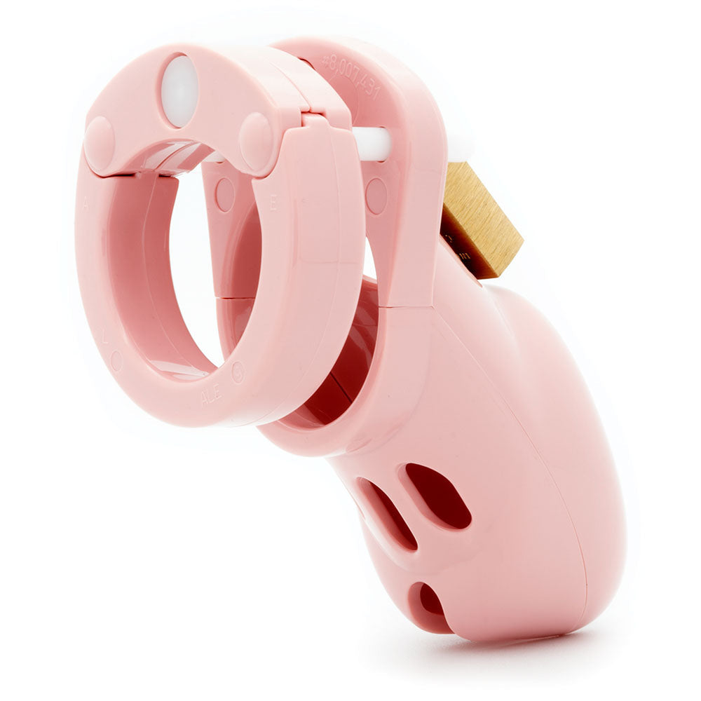 CB-3000 Chastity Cock Cage Kit - Pink - Pink 3 Inch Cock Cage Kit CB-X
