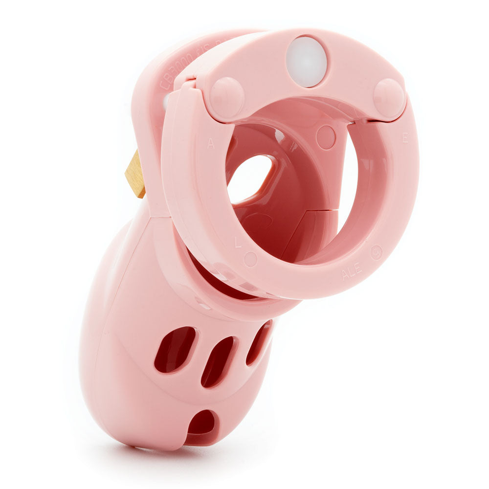 CB-3000 Chastity Cock Cage Kit - Pink - Pink 3 Inch Cock Cage Kit CB-X