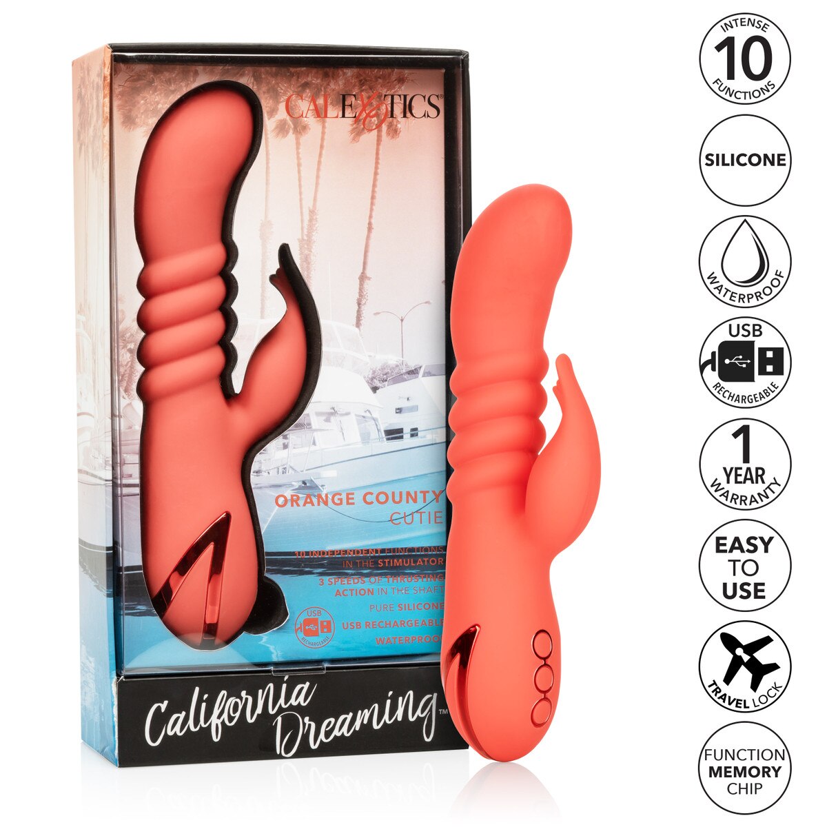 California Dreaming Orange County Cutie Vibrator CalExotics