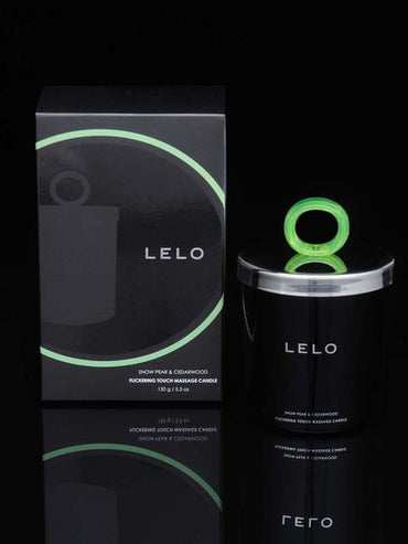 Lelo Massage Candle All Natural Soy Wax Luxurious Softening Long Lasting Oil - Snow Pear And Cedarwood  - Club X