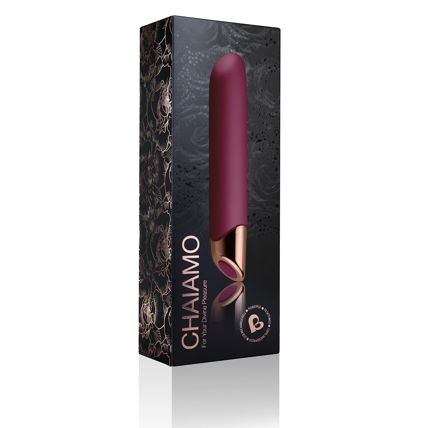 Chaiamo Rechargeable Burgundy Rocks Off