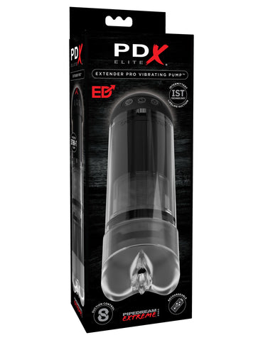 Pipedream Extreme Toyz Elite Extender Pro Vibrating Penis Pump Pipedreams
