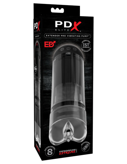 Pipedream Extreme Toyz Elite Extender Pro Vibrating Penis Pump Pipedreams
