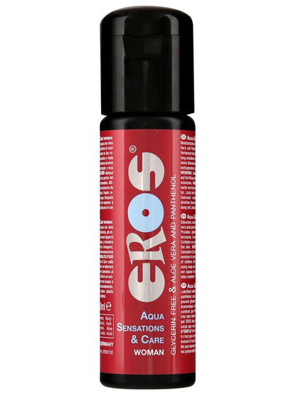 Eros Aqua Sensation And Care Water Based Skin Friendly Unique Lubricant - 100 ml Eros