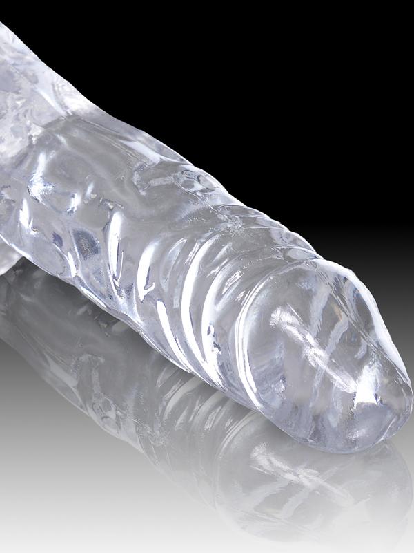 King Cock Clear 7'' Cock with Balls Pipedreams