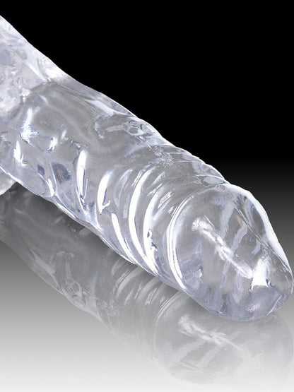 King Cock Clear 7'' Cock with Balls Pipedreams