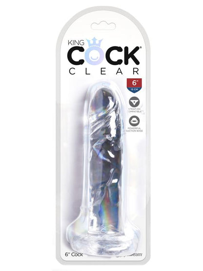 King Cock Clear 6'' Cock Pipedreams