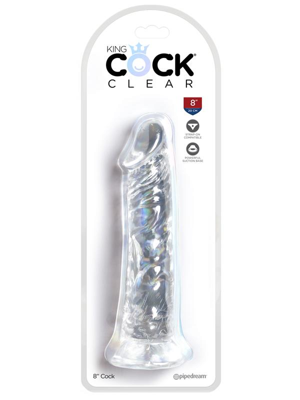 King Cock Clear 8'' Cock Pipedreams