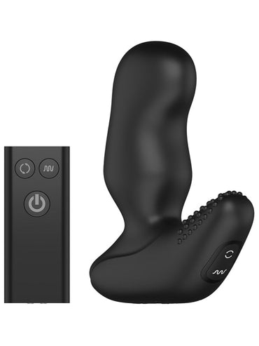 REVO EXTREME Waterproof Remote Control Rotating Prostate Massager Black Nexus