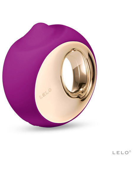 Lelo Ora 3 Luxurious Massager Vibrator Stimulator Ultra Smooth Rotating Node - Deep Rose  - Club X