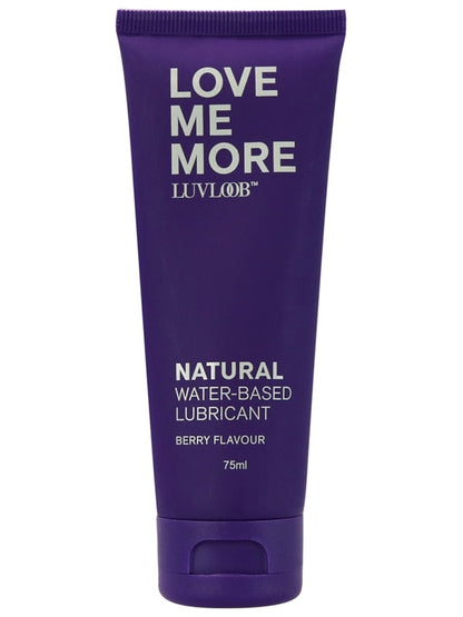 Luvloob Love Me More Water-Based 75ml Lubricant Berry Luvloob