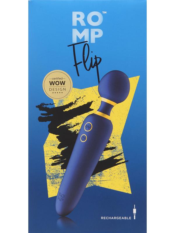 ROMP Flip - Cordless Rechargeable & Waterproof Vibrating Massage Wand Romp