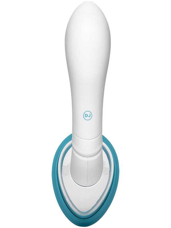 Intimate Body Pump - Automatic - Vibrating - Rechargeable (Sky Blue/White) Doc Johnson