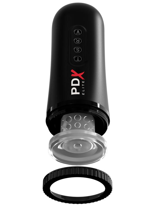 Pipedream Extreme Toyz Elite Moto Blower - Black Powered Masturbator Pipedreams