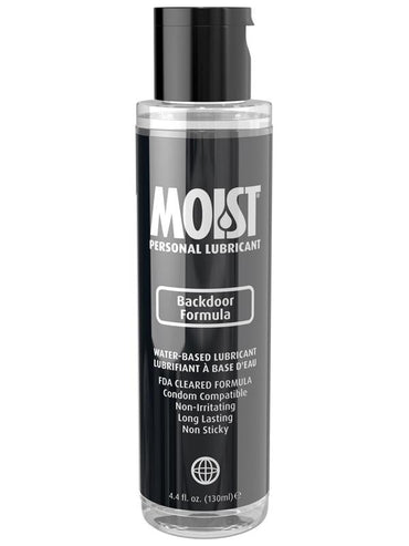 Moist Backdoor Formula - Water Based Anal Lubricant - 130 ml Bottle Pipedreams