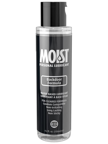 Moist Backdoor Formula - Water Based Anal Lubricant - 130 ml Bottle Pipedreams
