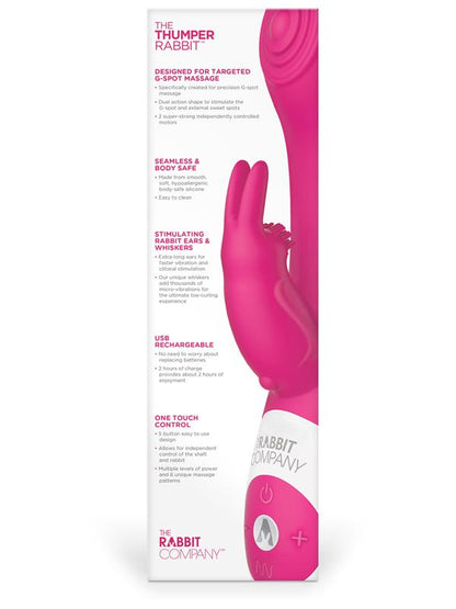 The Thumper Rabbit Hot Pink The Rabbit Company