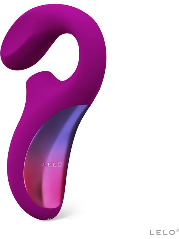 Lelo Enigma Cruise Dual Stimulator Powerful Intense Vibrations Sonic Massager - Deep Rose Lelo