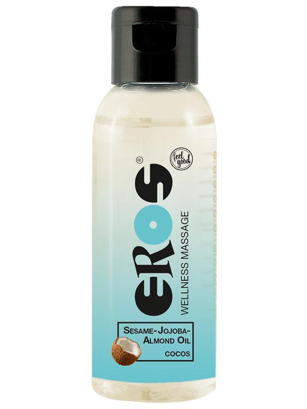 Eros Wellness Massage Oil Three Pack Vanilla Caramel And Cocos 50ml Eros