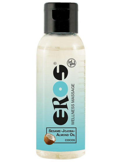 Eros Wellness Massage Oil Three Pack Vanilla Caramel And Cocos 50ml Eros