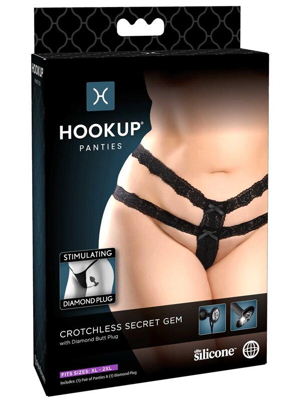 HOOKUP Crotchless Secret Gem Club X
