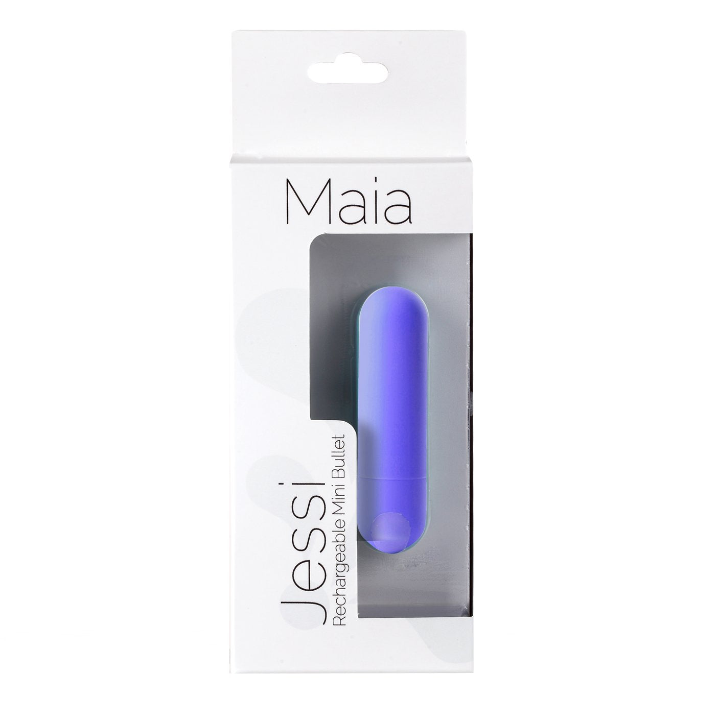 Maia Jessi - Purple 7.6 cm USB Rechargeable Bullet Maia Toys