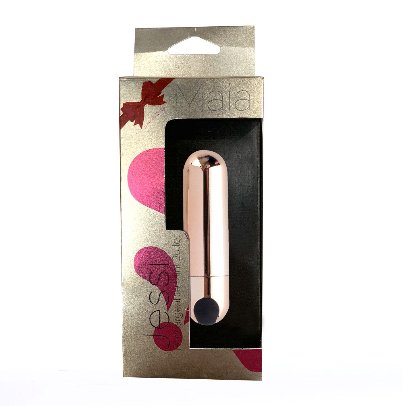Maia Jessi - Rose Gold 7.6 cm USB Rechargeable Bullet Maia Toys