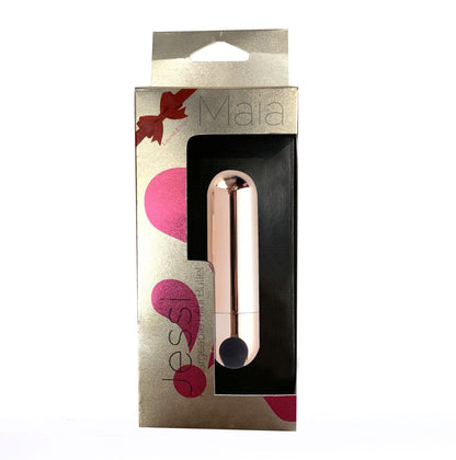 Maia Jessi - Rose Gold 7.6 cm USB Rechargeable Bullet Maia Toys