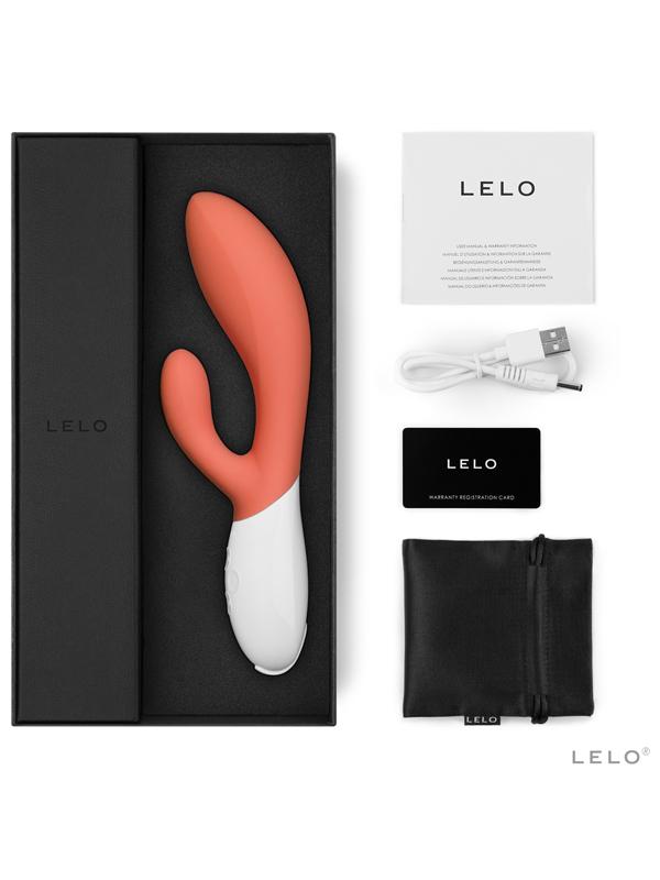 Ina 3 Coral Dual Action Massager Vibrator Stimulator Lelo