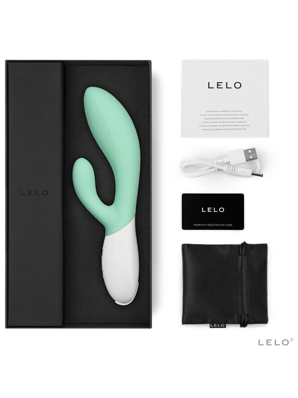 Lelo Ina 3 Seaweed Rabbit Vibrator Smoothest Silicon Dual Action Massager Stimulator Lelo