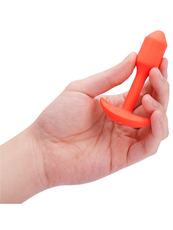 b-Vibe Vibrating Snug Plug Small Orange (size 1) B-Vibe