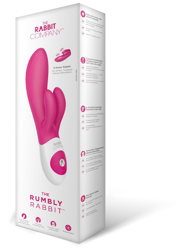 The Rumbly Rabbit Hot Pink The Rabbit Company