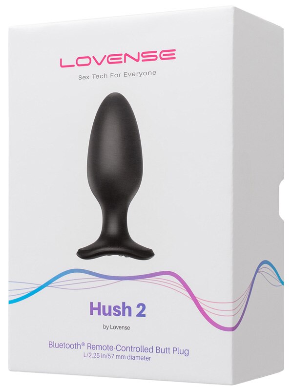 Hush 2 By Lovense Vibrating Butt Plug - 2.25 Lovense