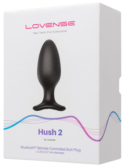 Hush 2 By Lovense Vibrating Butt Plug - 2.25 Lovense