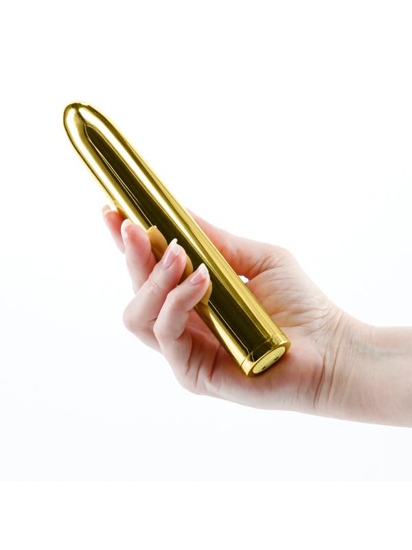 Chroma - Gold - Gold 17 cm USB Rechargeable Vibrator NS Novelties