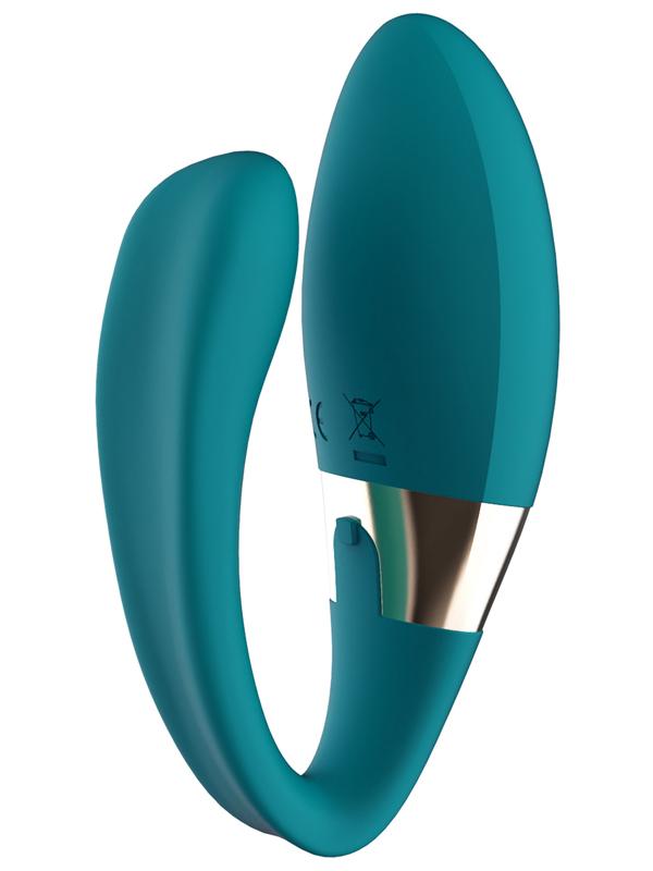 Lelo Tiani Duo Powerful Vibrator Dual Sensation Couples Massager Suit All Body Shape - Ocean Blue Lelo