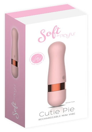 Soft By Playful Cutie Pie Rechargeable Bullet Pink Playful