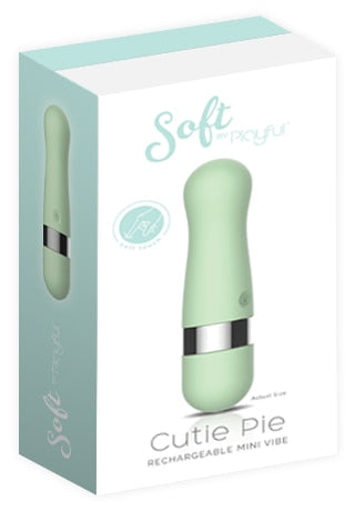Soft By Playful Cutie Pie Rechargeable Bullet Mint Playful