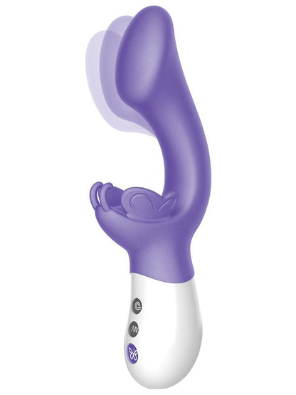 Come Hither Butterfly G-Kiss Vibe-Purple The Rabbit Company
